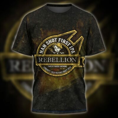 Han Shot First IPA STAR 3D T-SHIRT NTH3035NTS