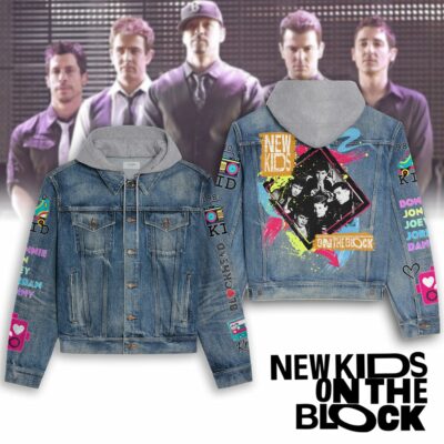 NKOTB Hooded Denim Jacket NTH0227NKOTB08
