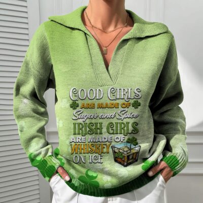 St. Patrick's Day SPD Polo Sweater NTH3038NVH