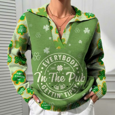 St. Patrick's Day SPD Polo Sweater NTH3046LTT