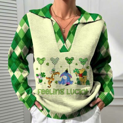 St. Patrick's Day POOH Polo Sweater NTH3047LTT