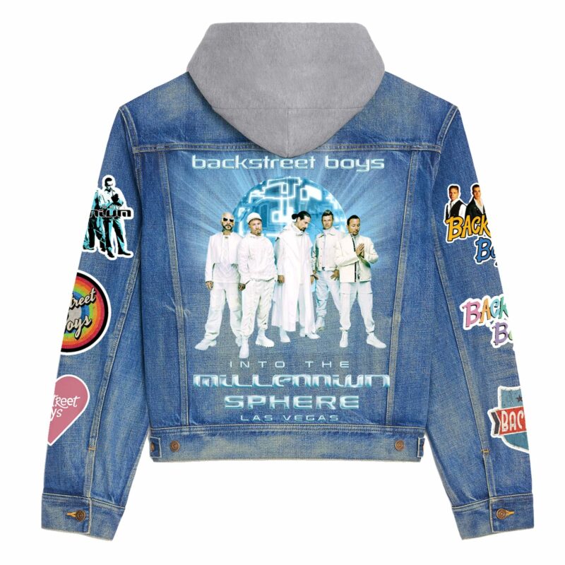 BSB Hooded Denim Jacket NTH3071LTT - Image 3