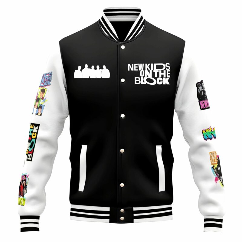 NKOTB Baseball Jacket NTH3167LTT - Image 2
