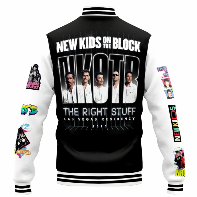 NKOTB Baseball Jacket NTH3167LTT - Image 3