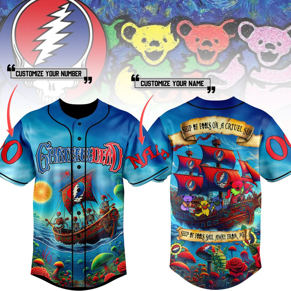 GRDE Baseball Jersey NTH0301GSTR11