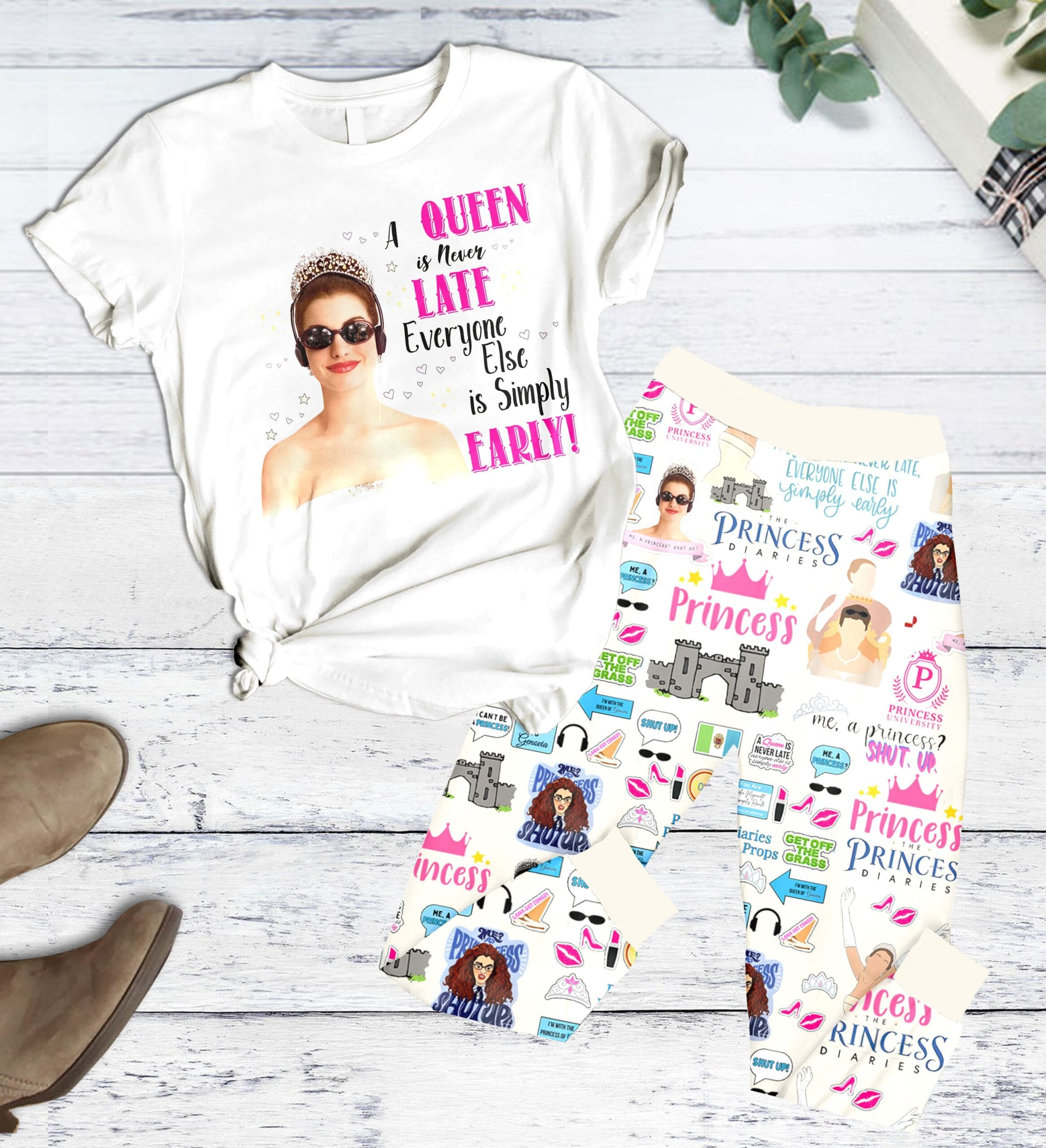 TPD Set Short Sleeve T-shirt & Long pants Pajamas HTH1408NVH