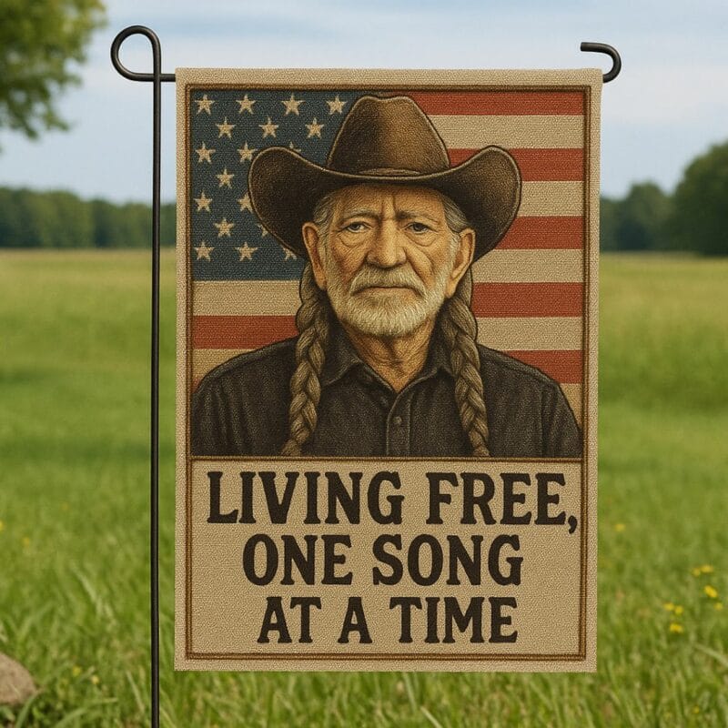 Willie Nelson Flag NHT250528153011 - Image 2