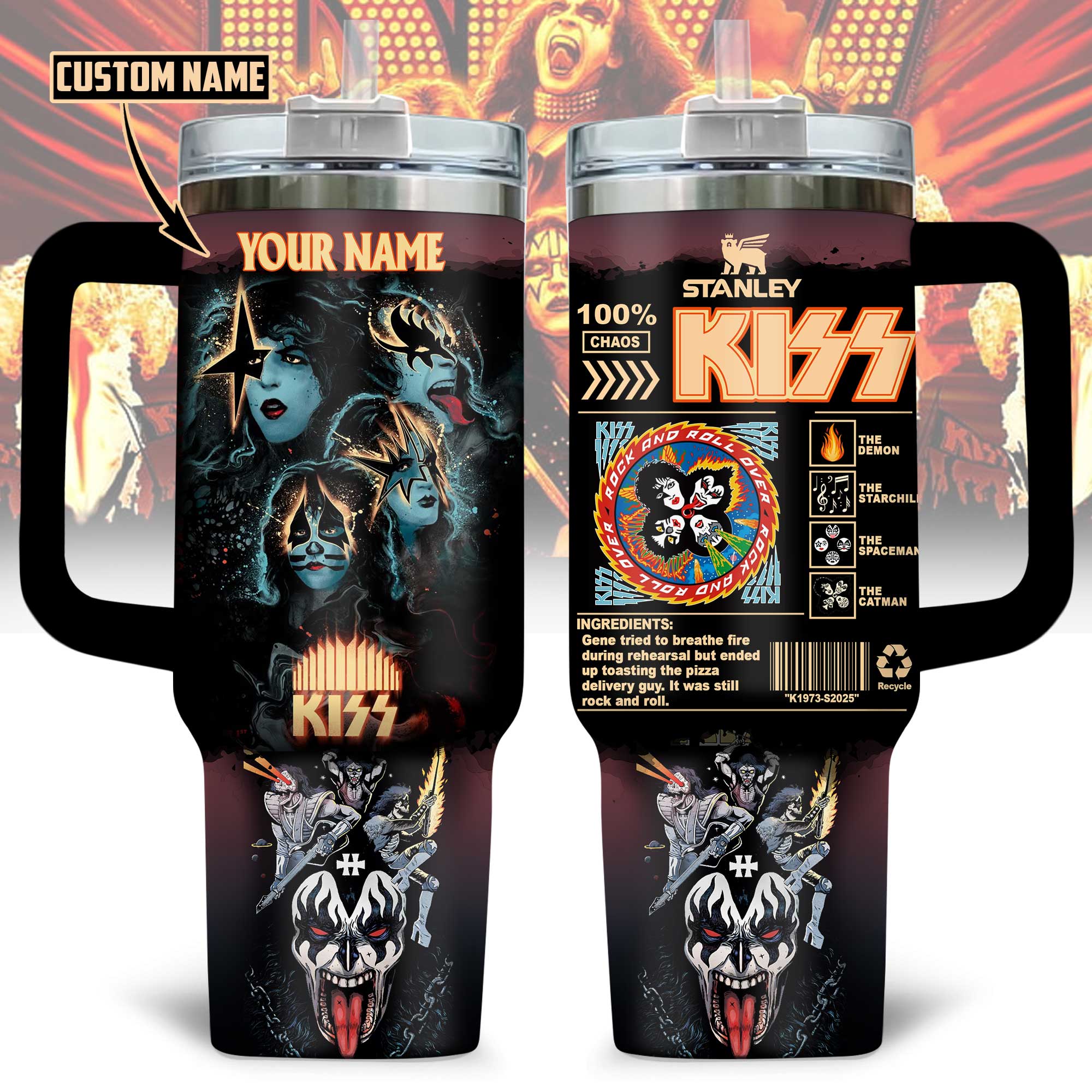 Premium KISS Stanley Cup NTH3645LTT