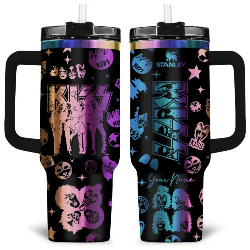 KISS Laser-Engraved Stanley Tumbler 40oz NTH3914LTT - Image 2