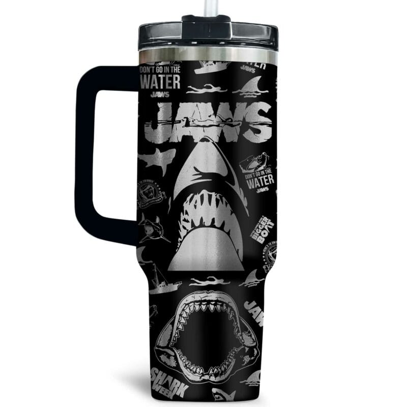 JAWS Laser-Engraved Stanley Tumbler 40oz NTH3916LTT - Image 4