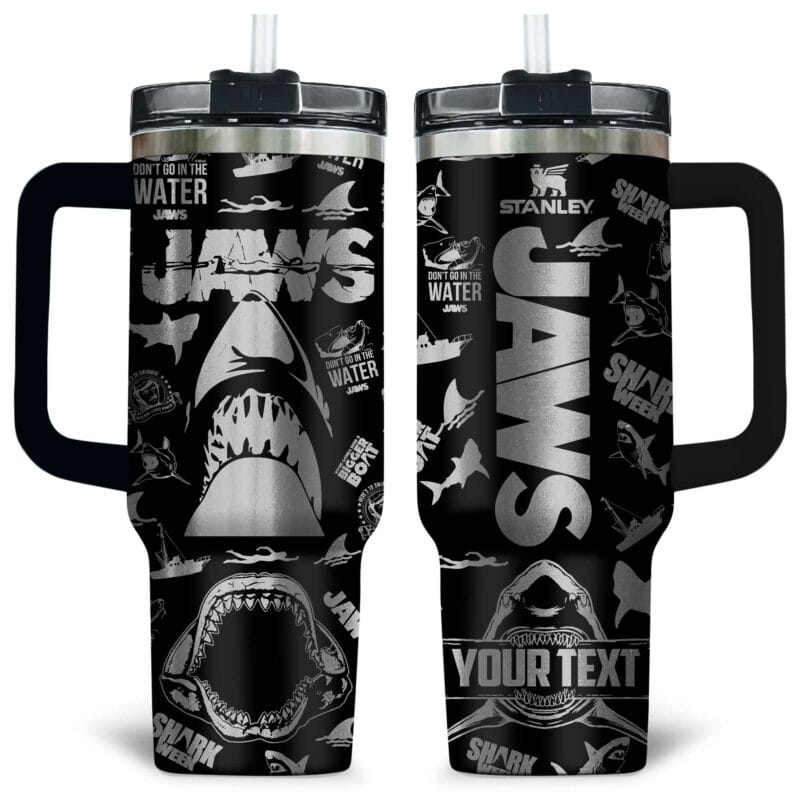 JAWS Laser-Engraved Stanley Tumbler 40oz NTH3916LTT - Image 2
