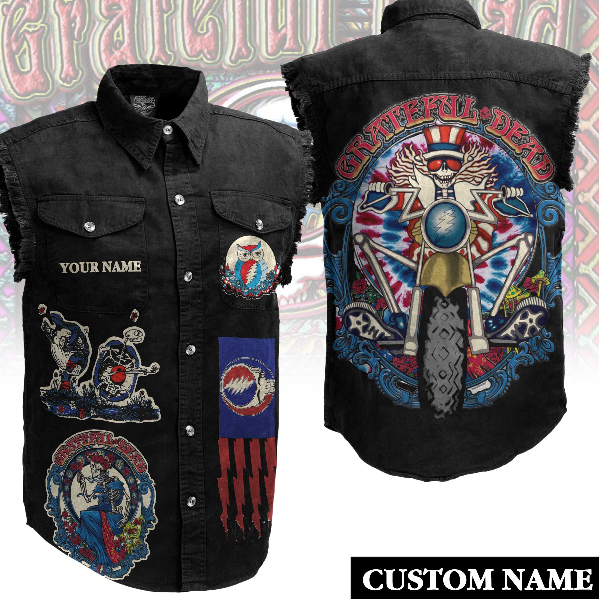 GRDE Sleeveless Cut Off Jacket NTH4130LTT