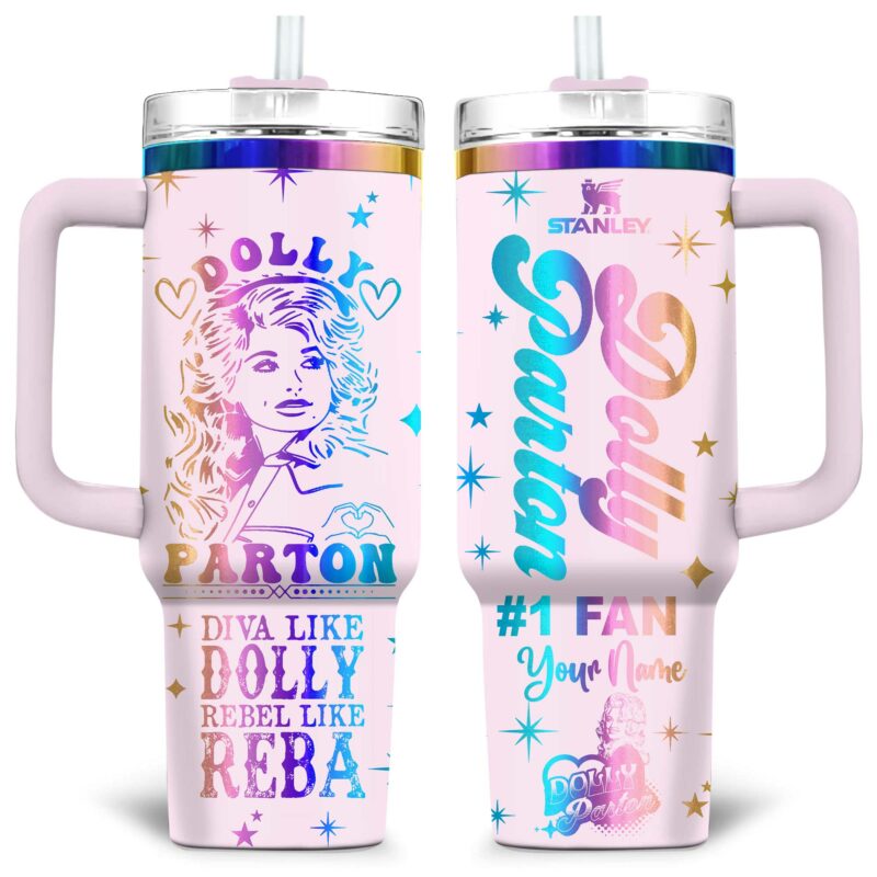 DLPT Laser Engraved Stanley Tumbler 40oz NTH4192LTT - Image 2