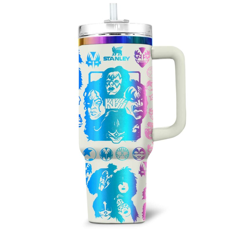 KISS Laser Engraved Stanley Tumbler 40oz NTH4272NVH - Image 4