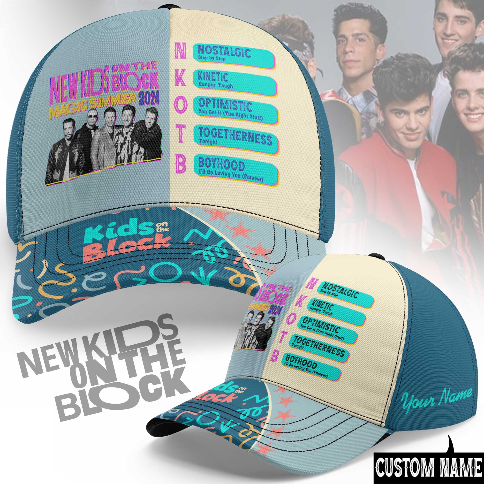 NKOTB Cap NTH4339LTT