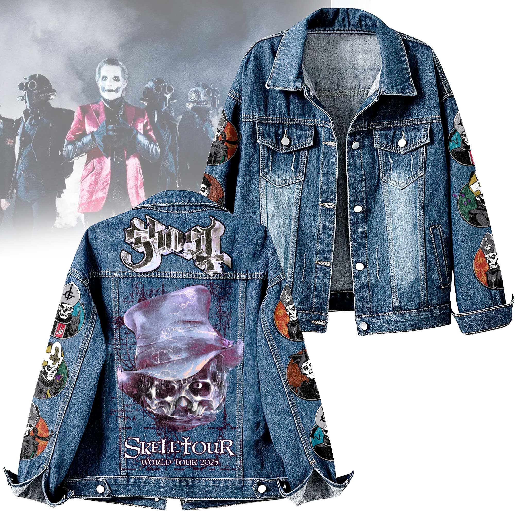 GOST Hooded Denim Jacket TKC4122LTT