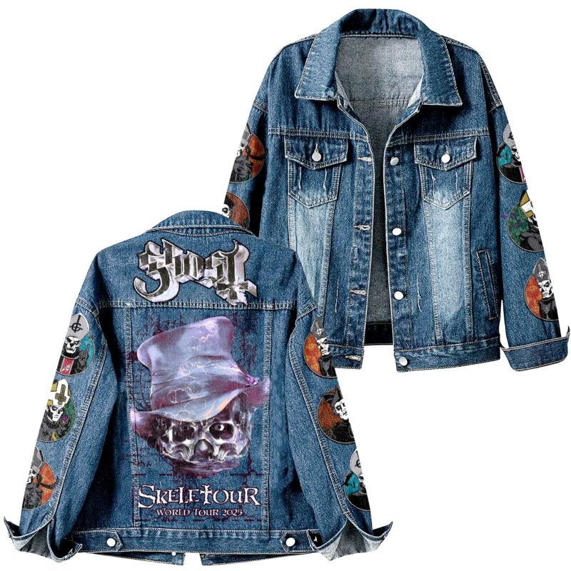 GOST Hooded Denim Jacket TKC4122LTT - Image 2