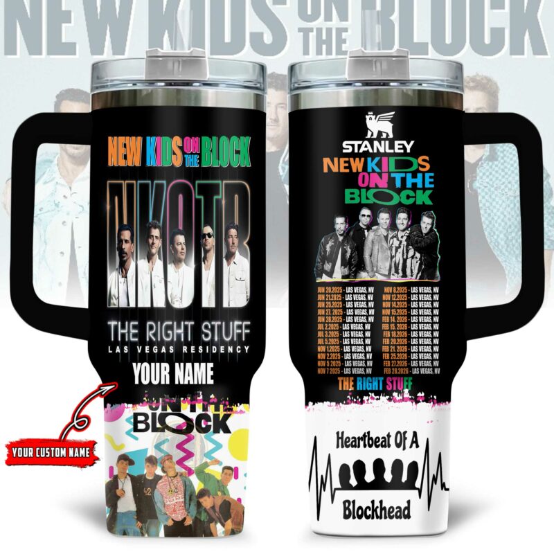 NKOTB Stanley Tumbler 40oz MNG4417NVH - Image 2