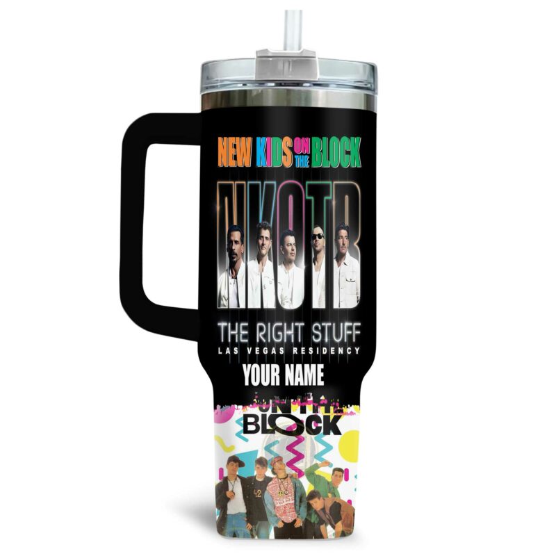 NKOTB Stanley Tumbler 40oz MNG4417NVH - Image 3