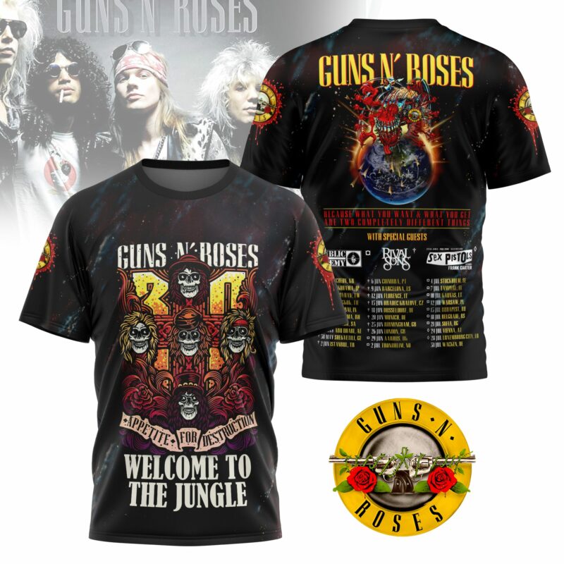 GnR T-shirt MNG4434NVH - Image 3