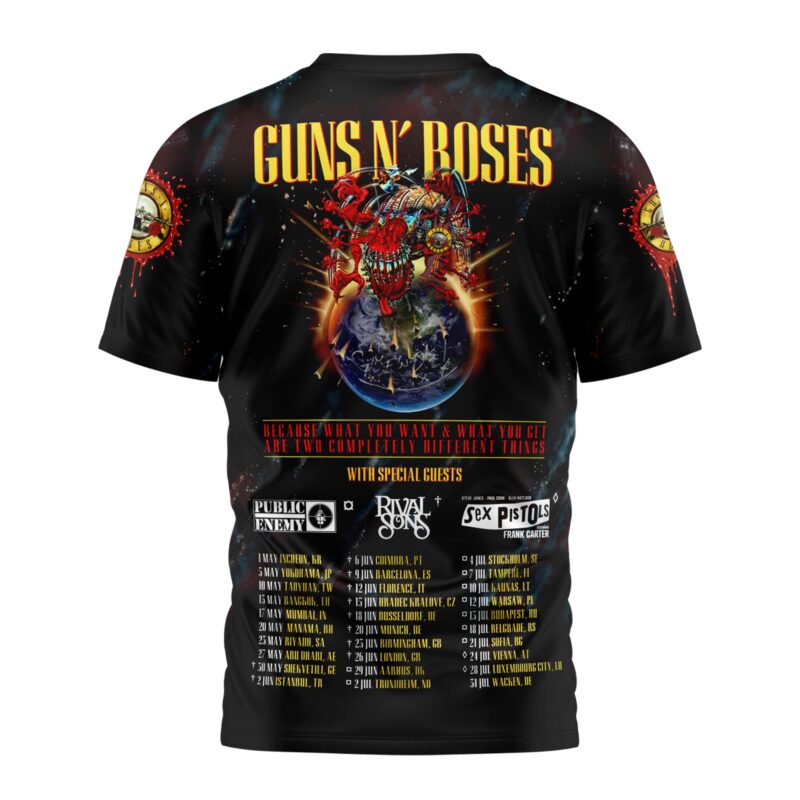 GnR T-shirt MNG4434NVH - Image 4