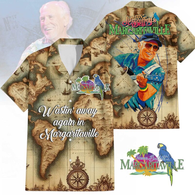 JMB Hawaiian Shirt MNG4508NVH - Image 4