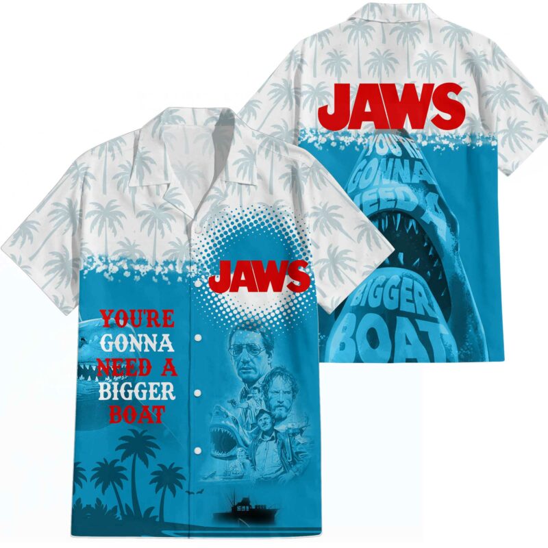 JAWS Hawaiian Shirt NTH4381LTT - Image 2