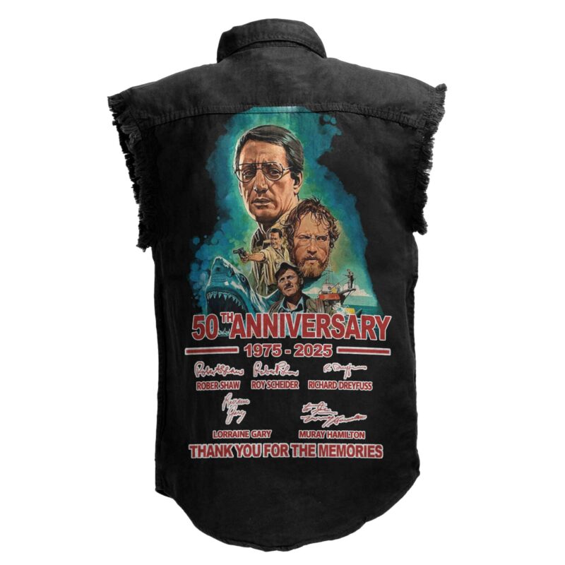 JAWS Sleeveless Cut Off Jacket NTH4502LTT - Image 3