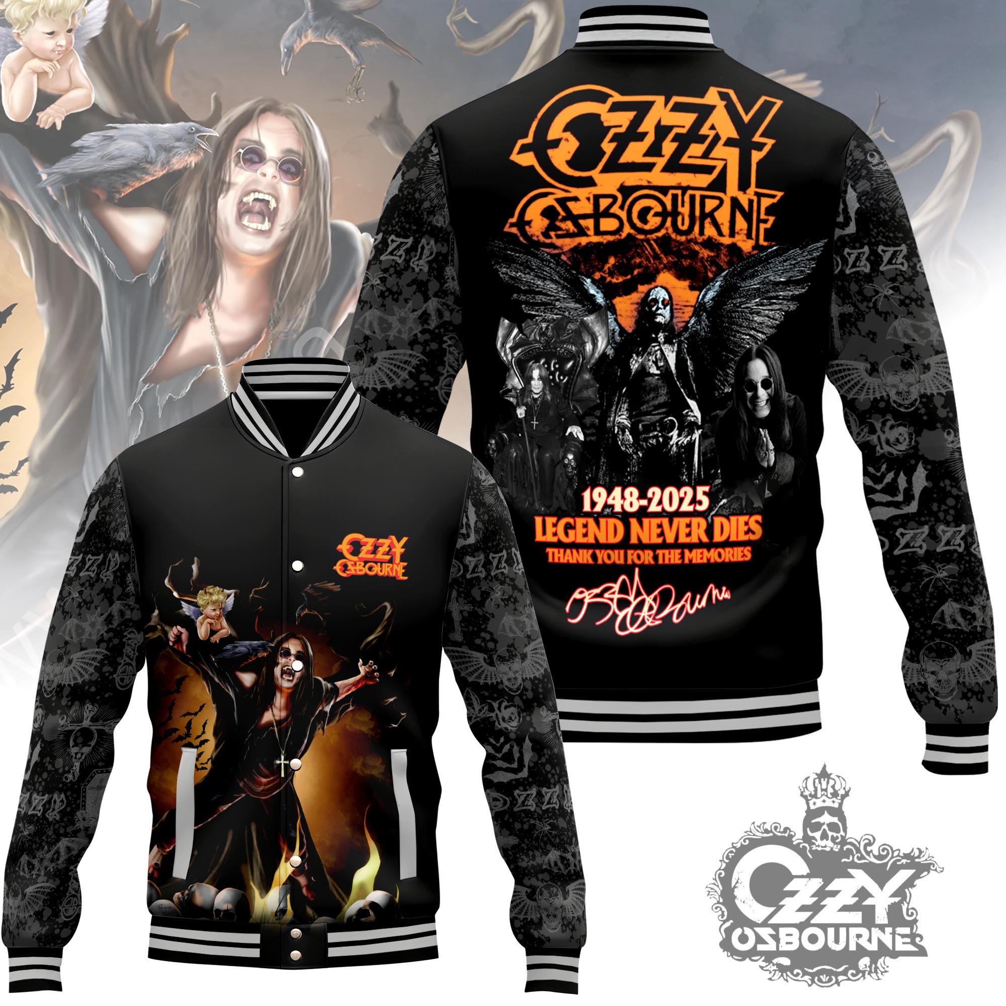 OZZY Baseball Jacket NTH4694LTT