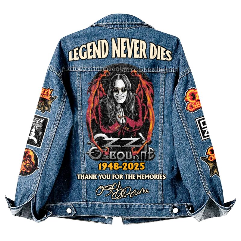 OZZY Hooded Denim Jacket NTH4695LTT - Image 4