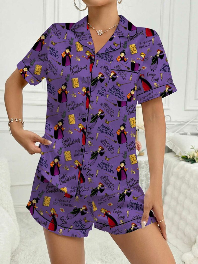 HCPC Short Women Satin Pajama Set NTH4703LTT - Image 3