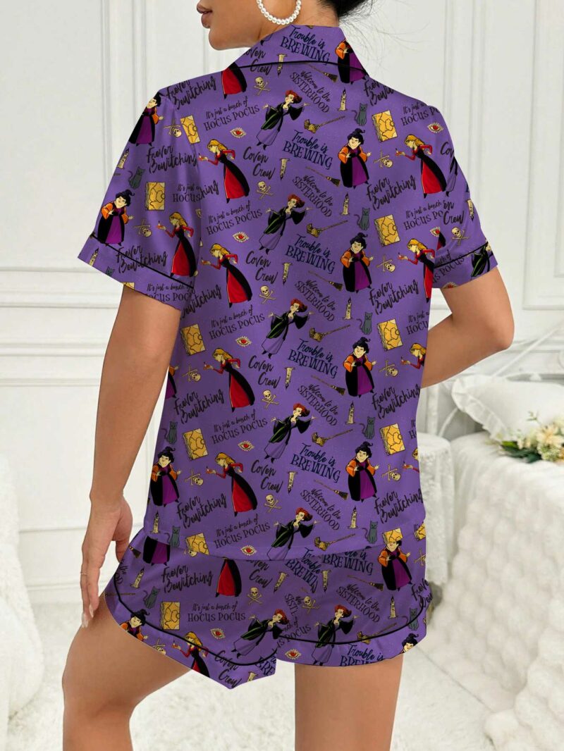 HCPC Short Women Satin Pajama Set NTH4703LTT - Image 4