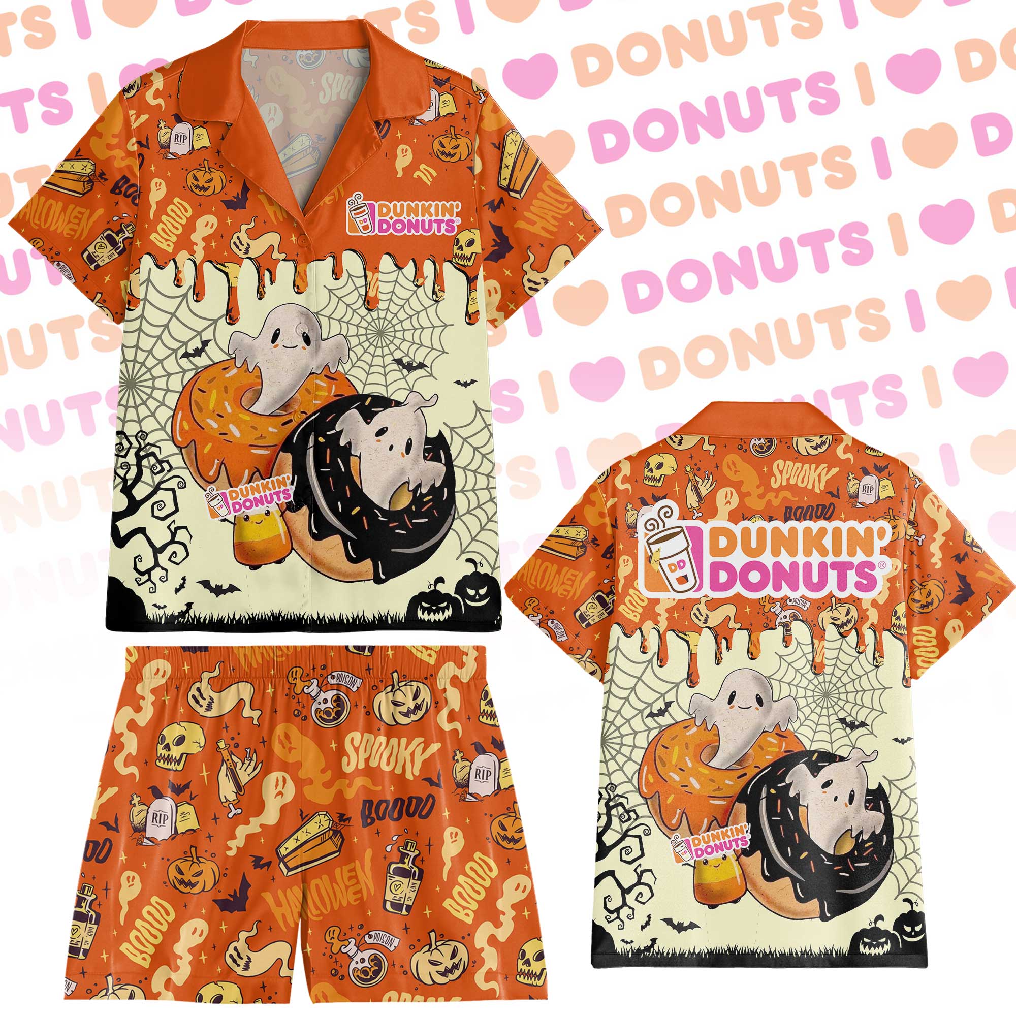 DDNT Short Women Satin Pajama Set NTH4707LTT