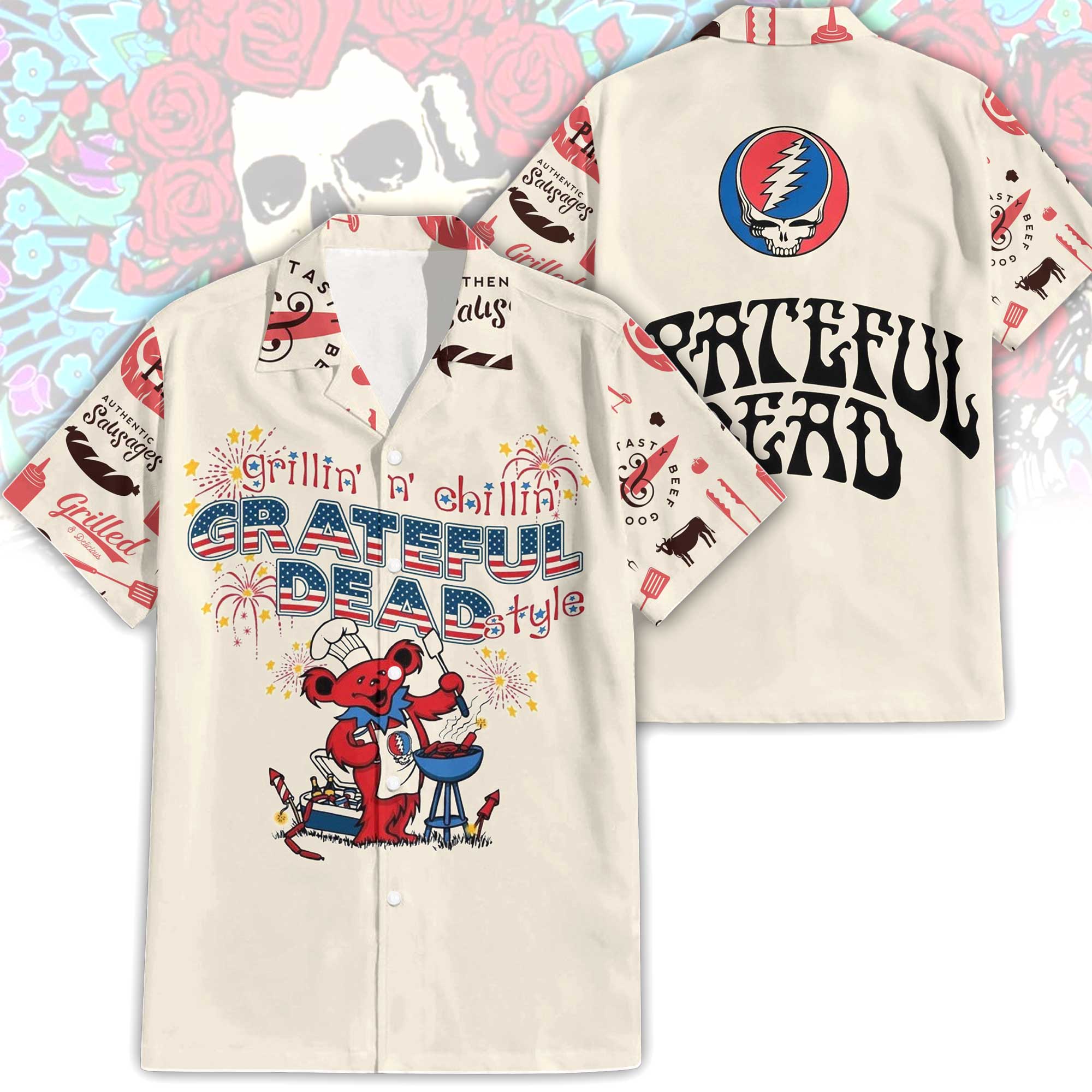 GRDE Hawaiian Shirt TKC4459LTT