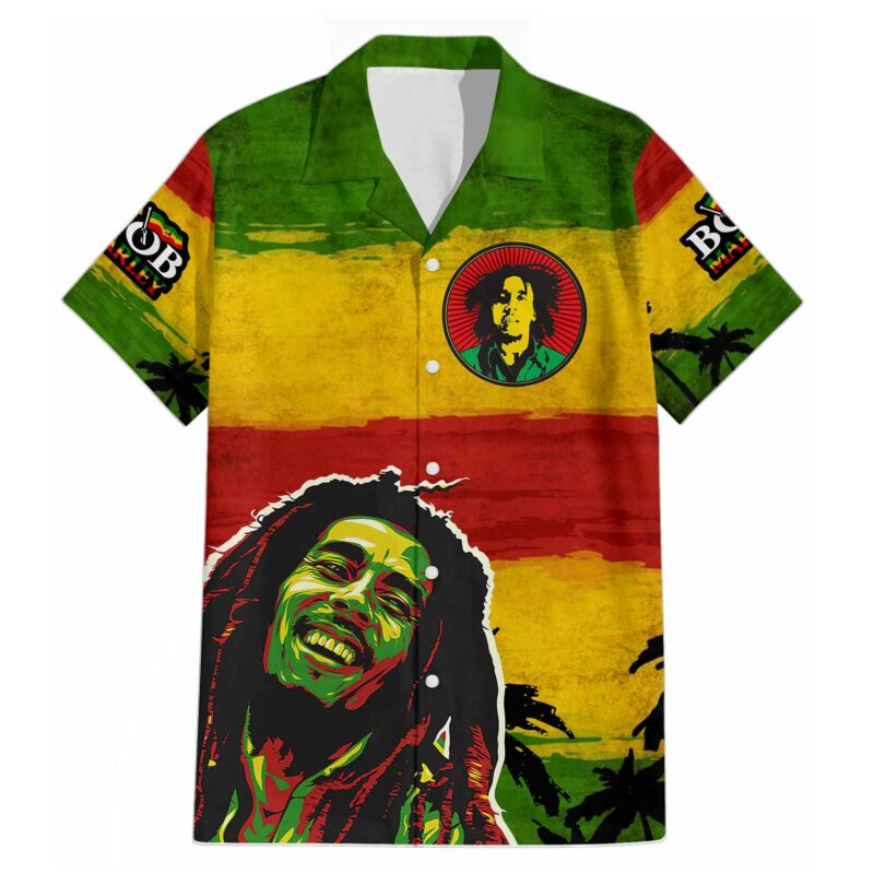 BML Hawaiian Shirt MNG4486NVH - Image 4