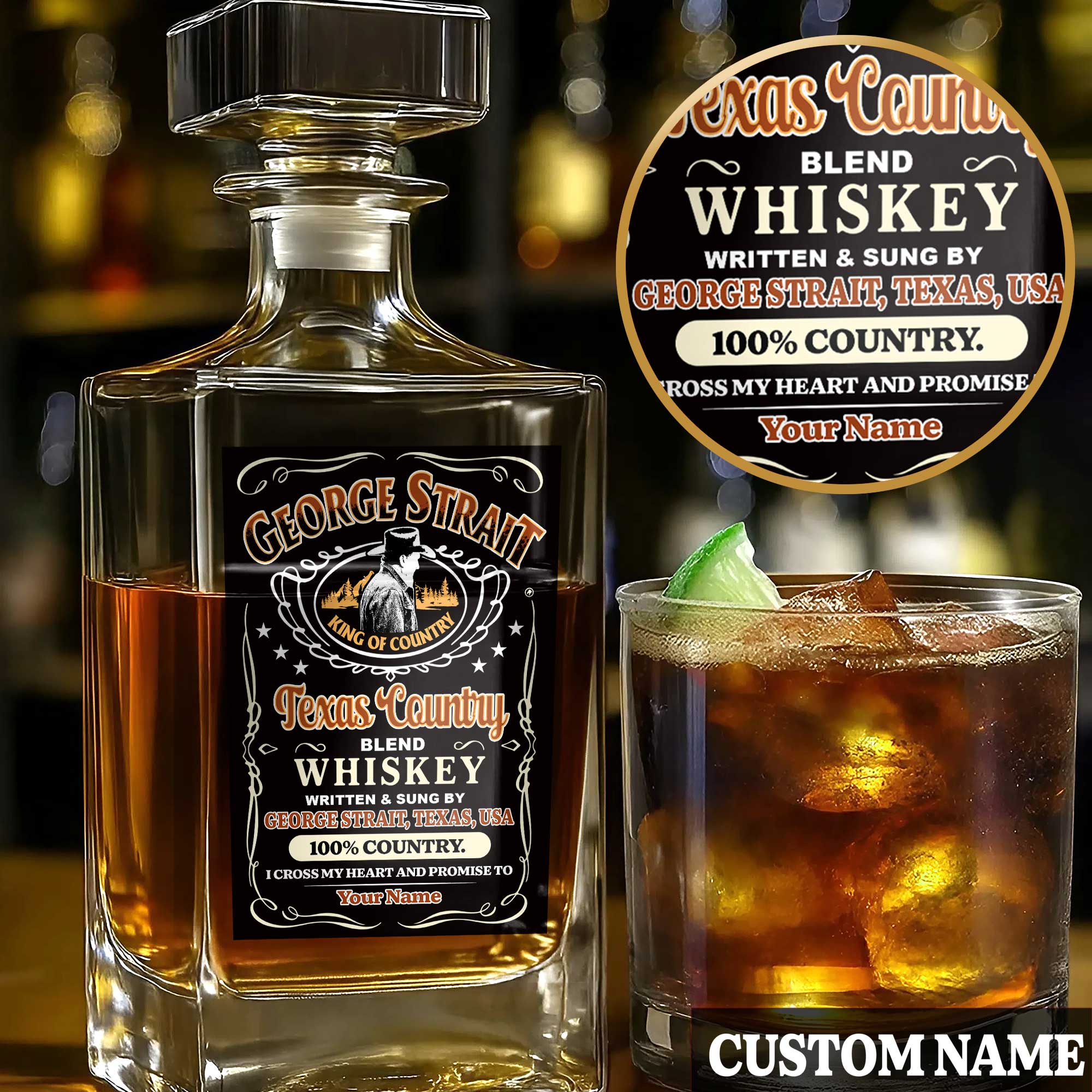 GSTR Glass Whisky Bottle NTH4779LTT