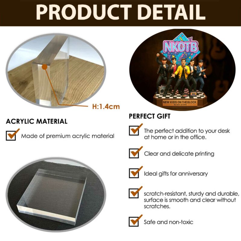 NKOTB Acrylic Standee NTH5060LTT - Image 3