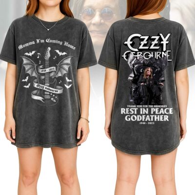 OZZY Washed Distressed T-shirt PUN4791NVH