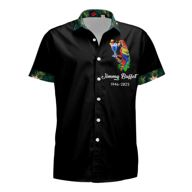 JMB Hawaiian Shirt - Vest collar PUN4866NVH - Image 3