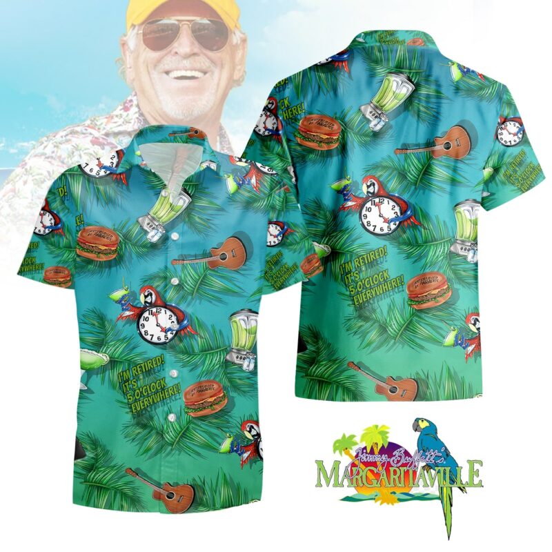JMB Hawaiian Shirt PUN4907NVH - Image 3