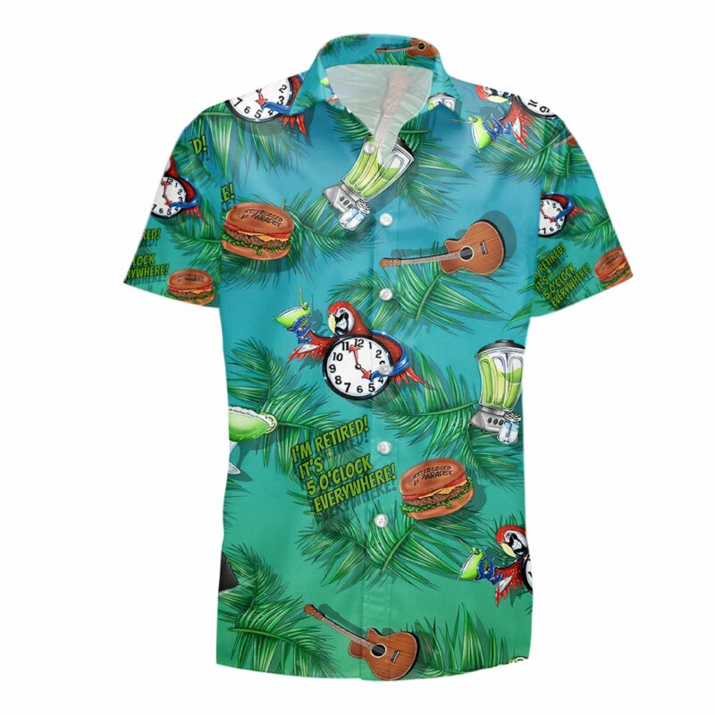 JMB Hawaiian Shirt PUN4907NVH - Image 4