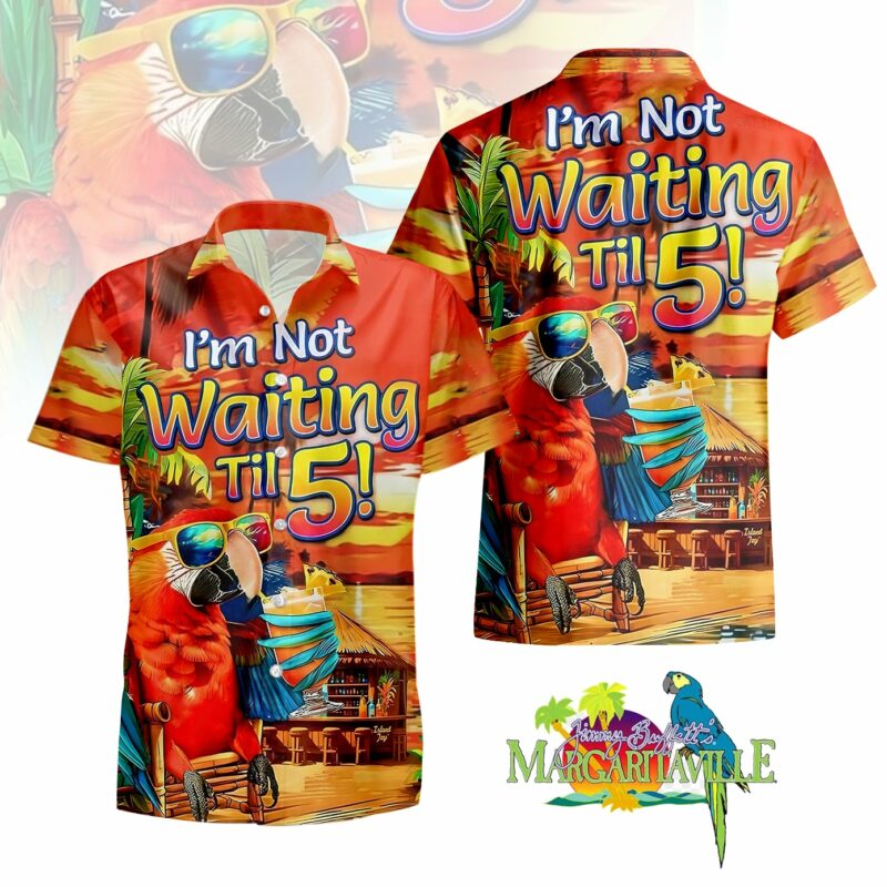 JMB Hawaiian Shirt PUN4915NVH - Image 3