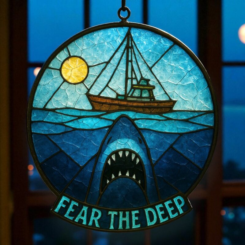 JAWS Acrylic Suncatcher PUN4936NVH - Image 2