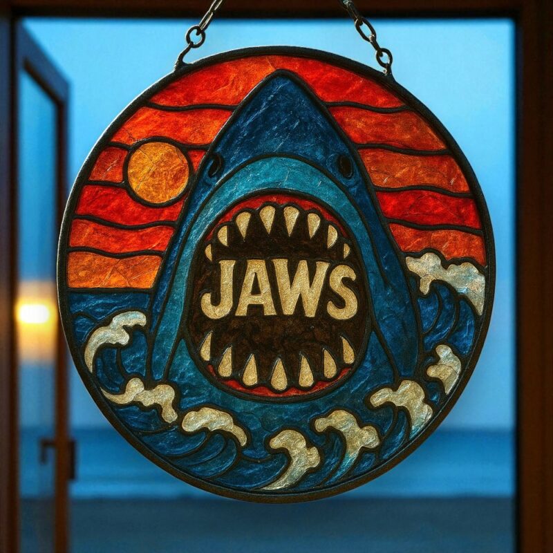 JAWS Glass Suncatcher PUN4937NVH - Image 4