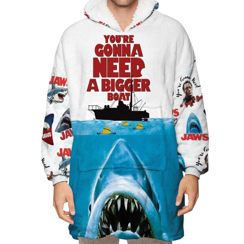 JAWS Blanket Hoodie NTH6222LTT - Image 2