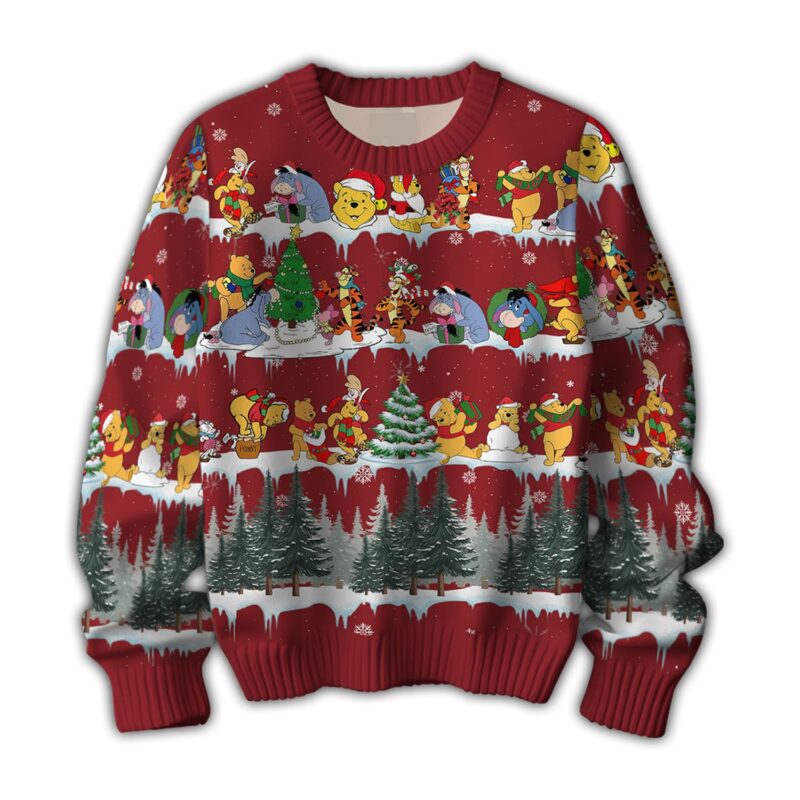 POOH Ugly Sweater MNG6651NVH - Image 3
