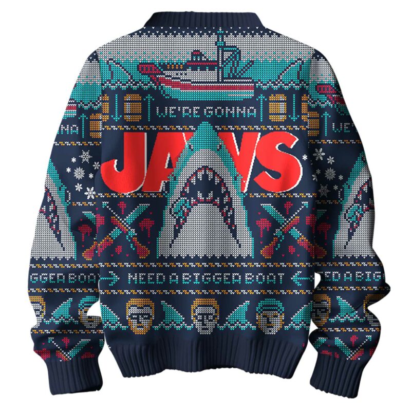 JAWS Ugly Sweater NTH6439LTT - Image 3