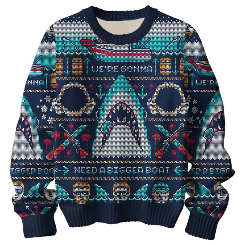 JAWS Ugly Sweater NTH6439LTT - Image 2