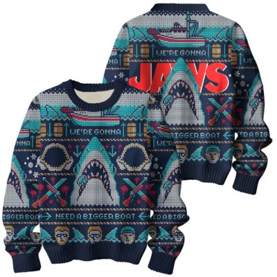 JAWS Ugly Sweater NTH6439LTT