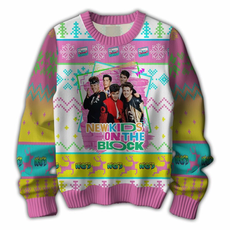 NKOTB Ugly Sweater NTH6458NVH - Image 3